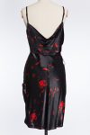 Alexander Wang Rose printed slip dress in black