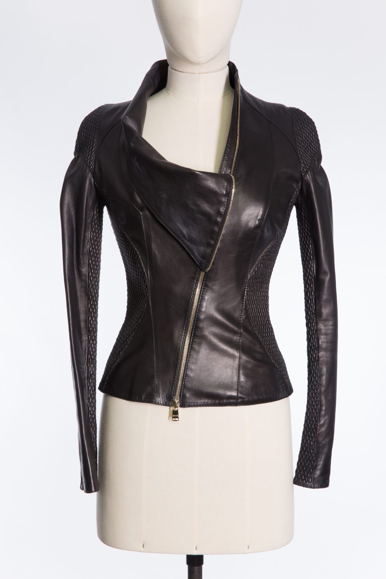 Jitrois leather jacket, FR36, black