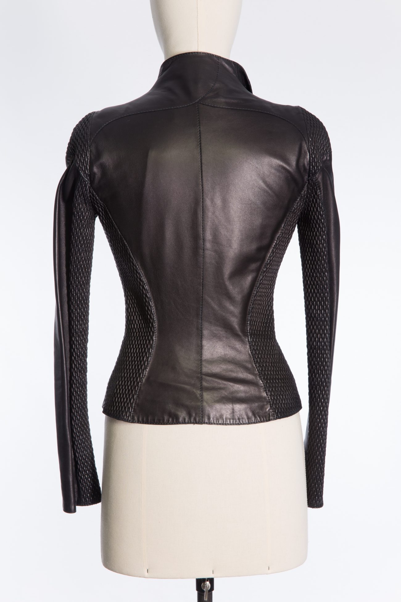 Jitrois leather jacket, FR36, black