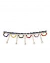 Area Scalloped Crystal Drop Choker