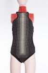 La Perla Pearl Embellished One Piece Swimsuit