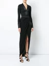Thomas Wylde Shelly Long Sleeve Jersey Long Dress