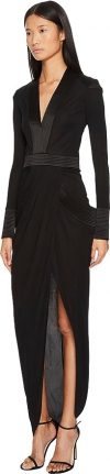Thomas Wylde Shelly Long Sleeve Jersey Long Dress