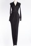 Thomas Wylde Shelly Long Sleeve Jersey Long Dress