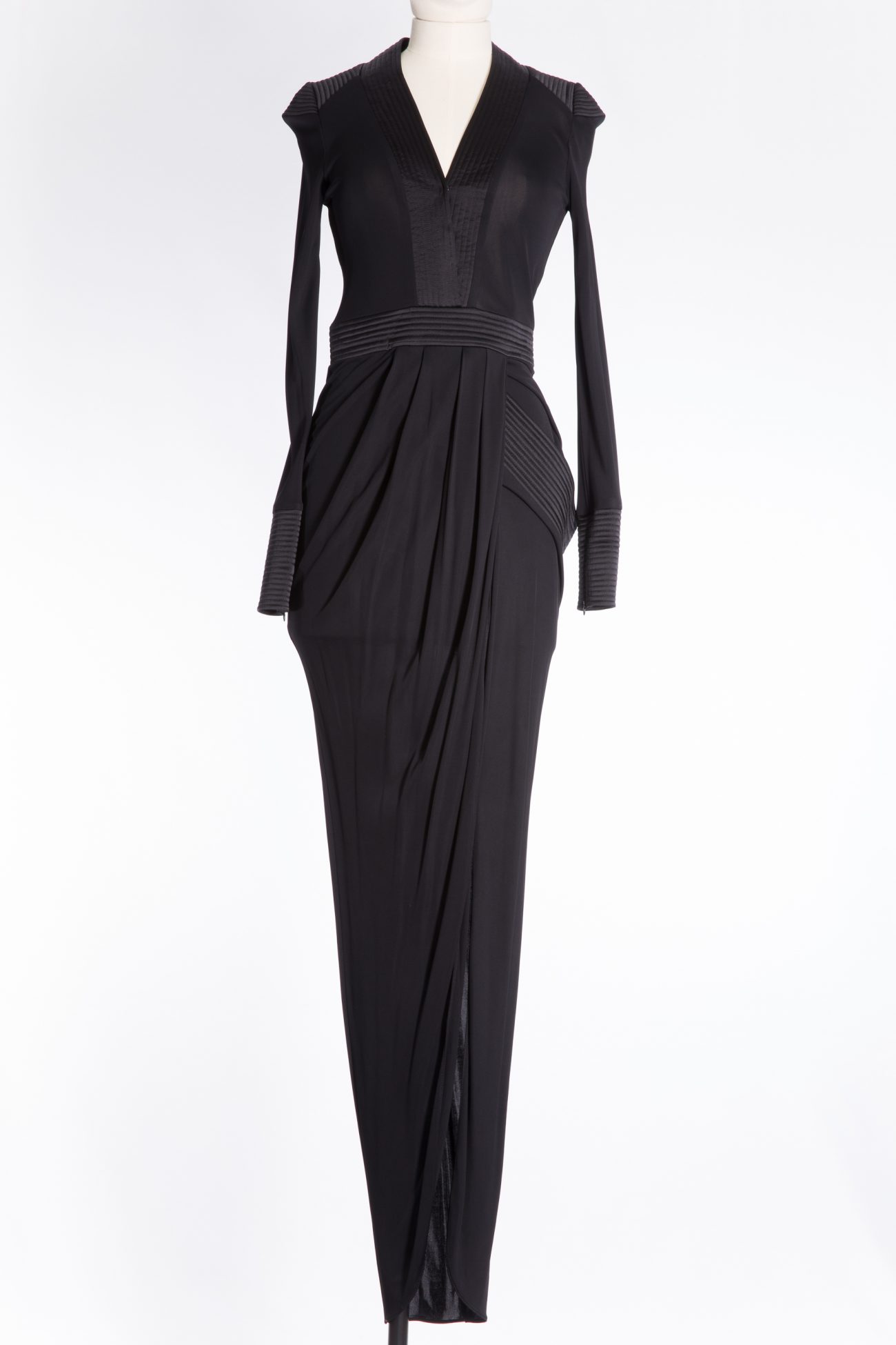 Thomas Wylde Shelly Long Sleeve Jersey Long Dress