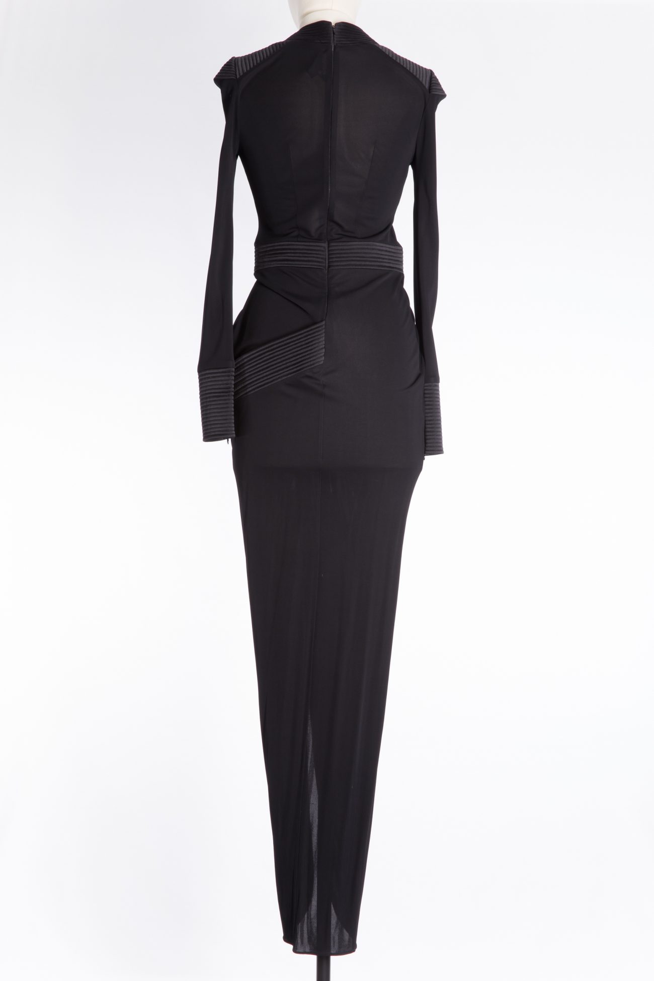 Thomas Wylde Shelly Long Sleeve Jersey Long Dress