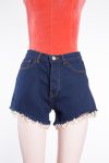 Pinko Denim Shorts with decorative pearls