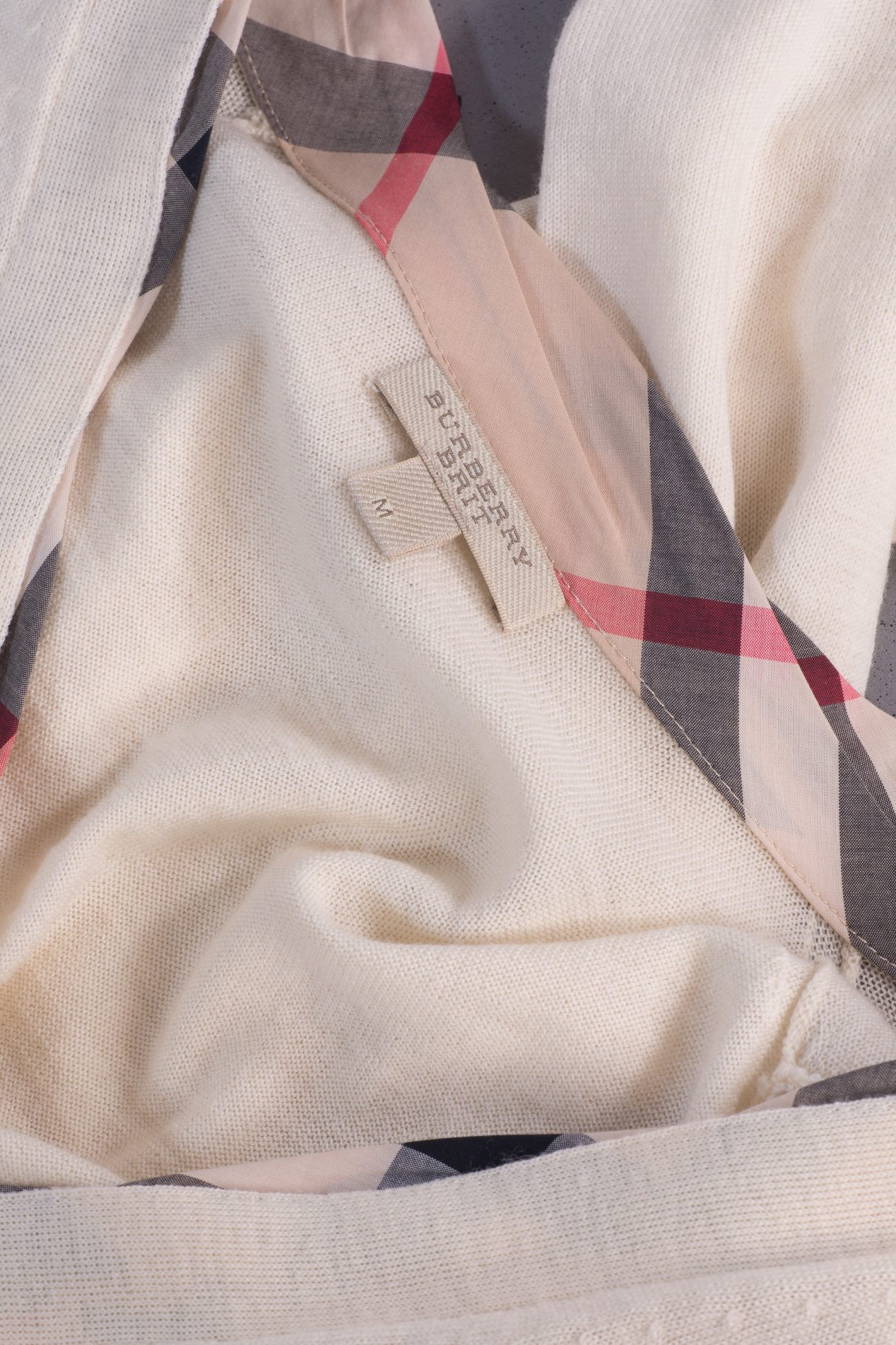 Burberry Brit Cashmere Ivory Cardigan