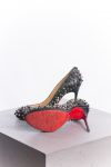 Christian Louboutin Black Leather Fifi Spikes Pumps