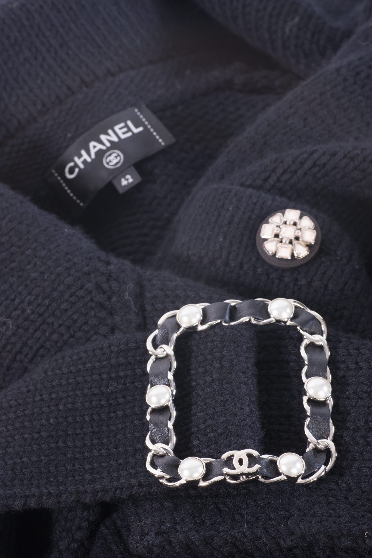 Chanel Cardigan, FR42 - Huntessa Luxury Online Consignment Boutique