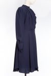 Louis Vuitton Mid-length Silk Dress blue marine
