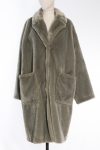 Stand Studio Reyna Patch Pocket Soft Teddy Coat