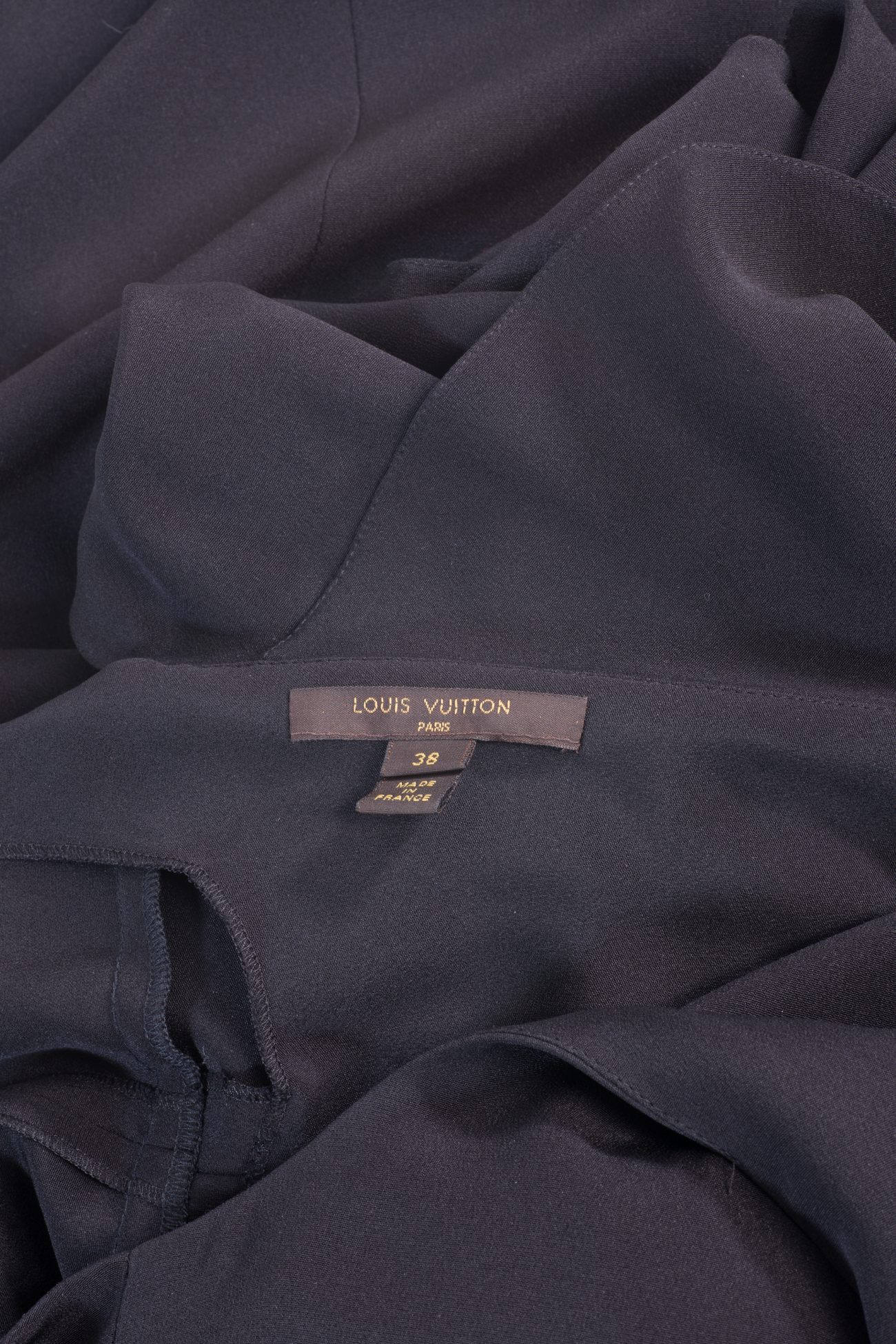 Louis Vuitton Silk Maxi Dress in  Black