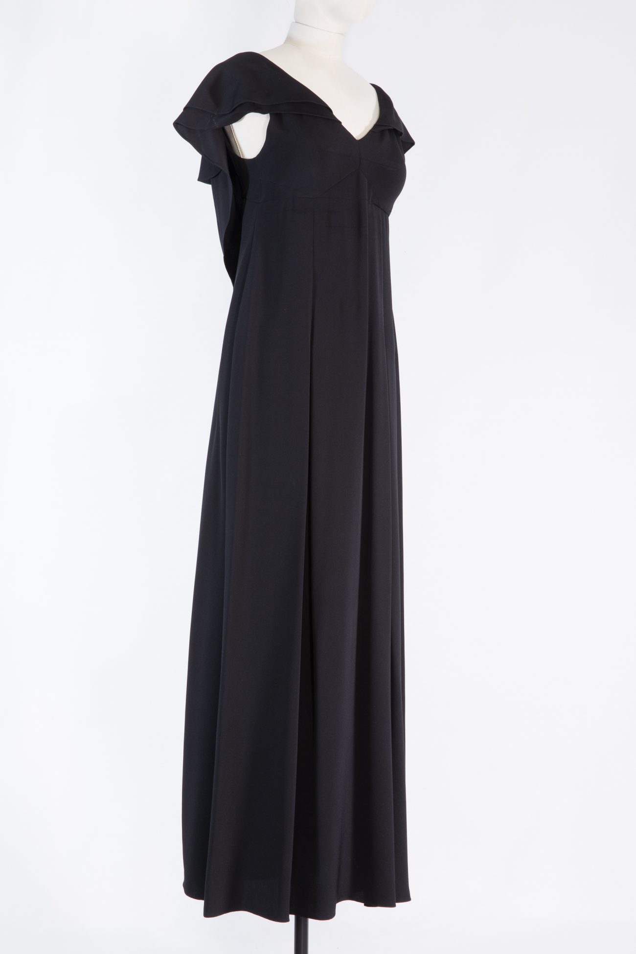 Louis Vuitton Silk Maxi Dress in  Black