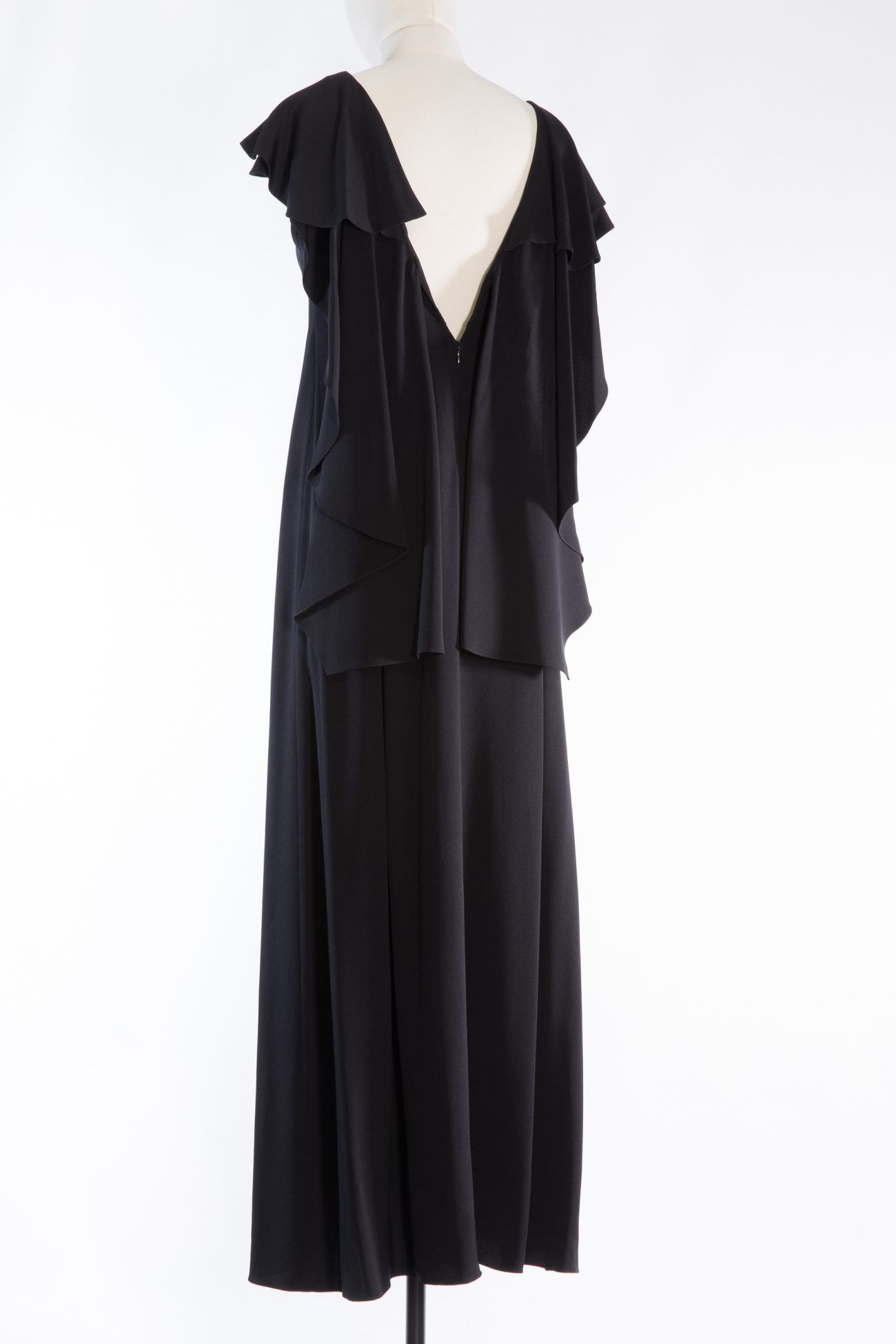 Louis Vuitton Silk Maxi Dress in  Black