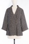 Chanel Gold and black  jacket with CC-logo buttons