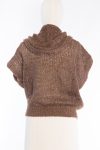 Brunello Cucinelli Sweater-vest  with hood and monili