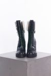 Givenchy Aviator shearling-trimmed leather ankle boots in black