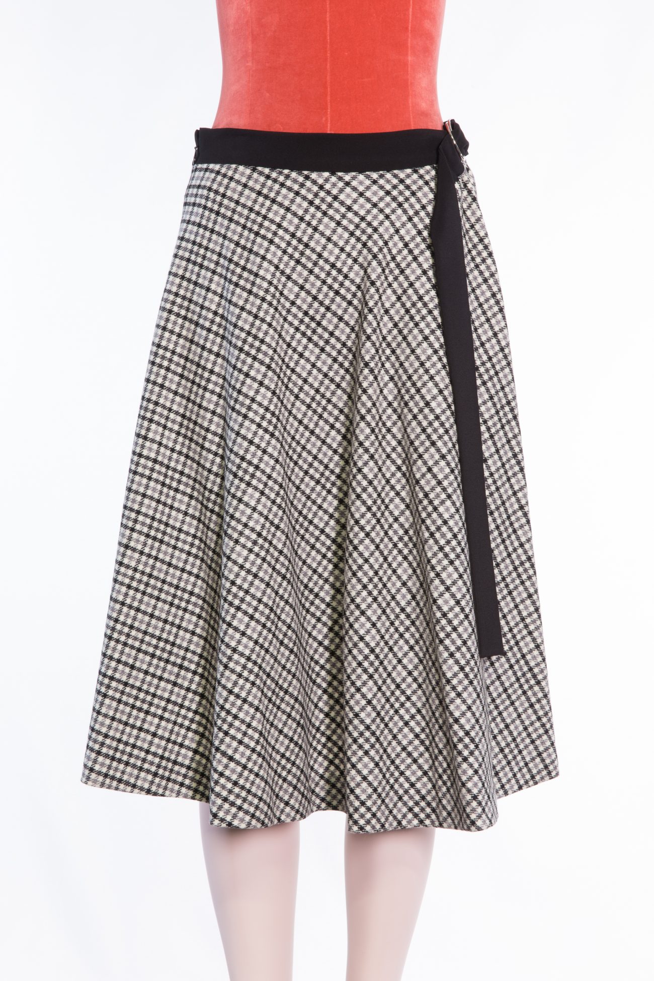 Louis Vuitton Mid-length Plaid Skirt