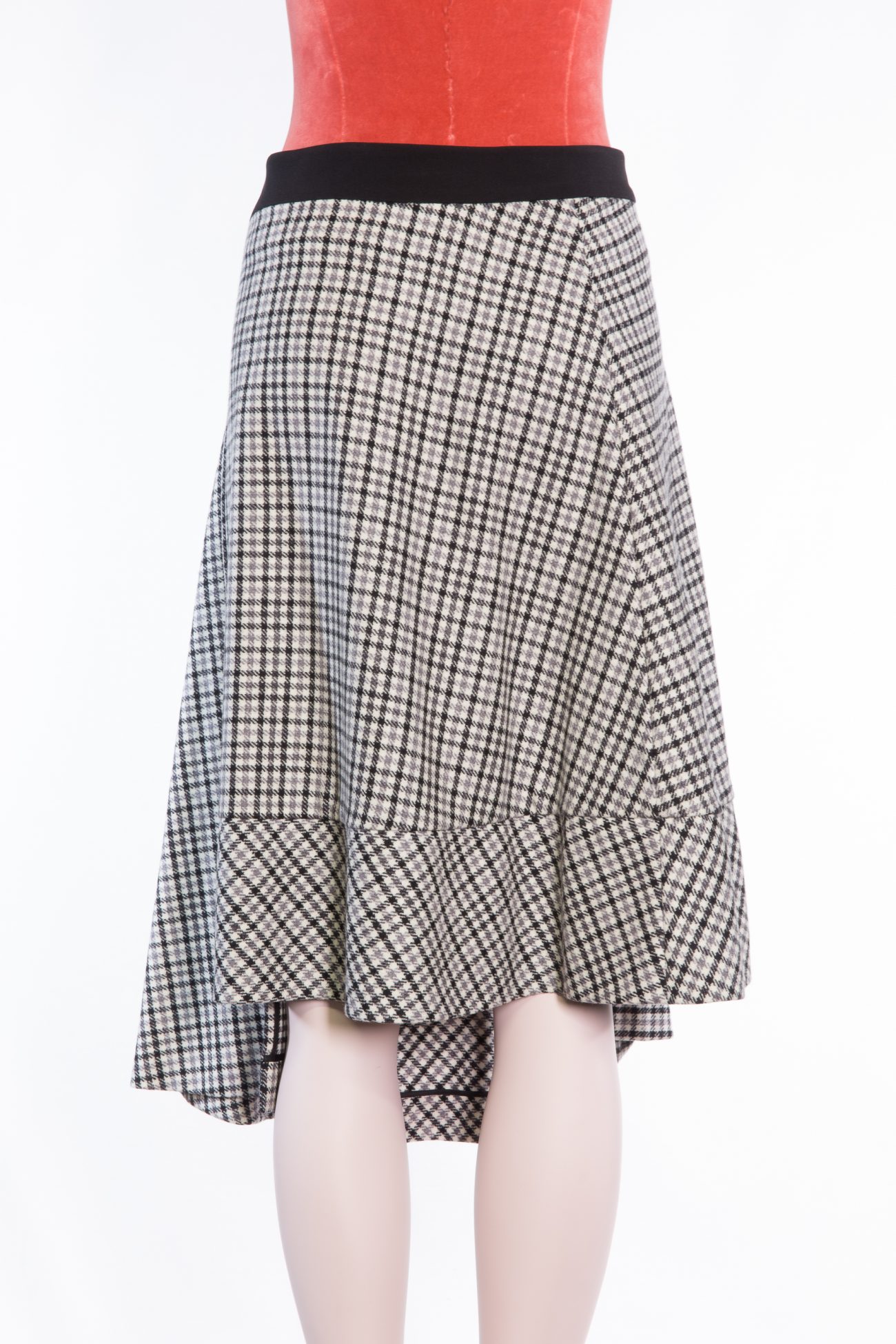 Louis Vuitton Mid-length Plaid Skirt
