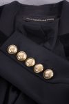 Alexandre Vauthier Gold tone button double-breasted blazer