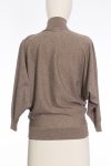 Agnona Turtleneck batwing-sleeves cashmere sweater