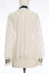 Dolce&Gabbana Pussy-bow fil-coupe silk-blend chiffon blouse