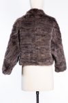 Brunello Cucinelli Mink fur jacket with monili-embellished zip closure