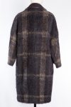Brunello Cucinelli Double-breasted windowpane alpaca-wool coat with monili