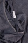 Brunello Cucinelli Cashmere and silk dress with Monili beads collar