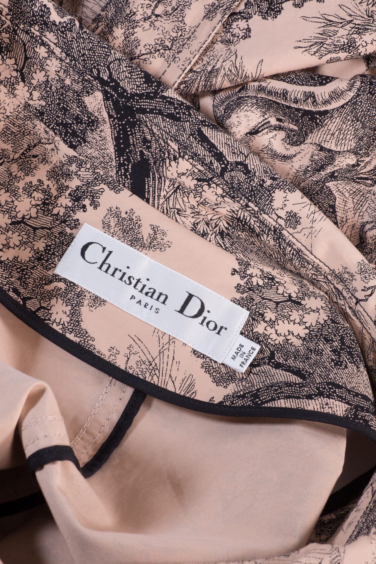 Christian Dior Rodeo print trench in fantasie