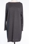 Brunello Cucinelli Cashmere and silk dress with Monili beads collar