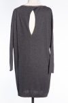 Brunello Cucinelli Cashmere and silk dress with Monili beads collar