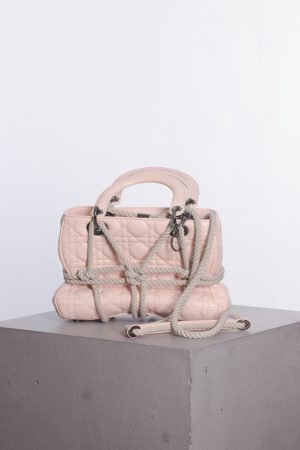 Christian Dior Lady Dior metal ropes bag by Morgane Tschiember