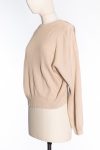 Brunello Cucinelli Cotton sweater with Monili breads