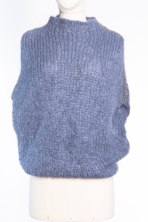 Fabiana Filippi Mohair sleeveless beads detail sweater