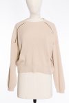 Brunello Cucinelli Cotton sweater with Monili breads