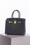 Hermes Birkin 30 Togo Special Edition in black&red