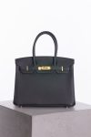 Hermes Birkin 30 Togo Special Edition in black&red