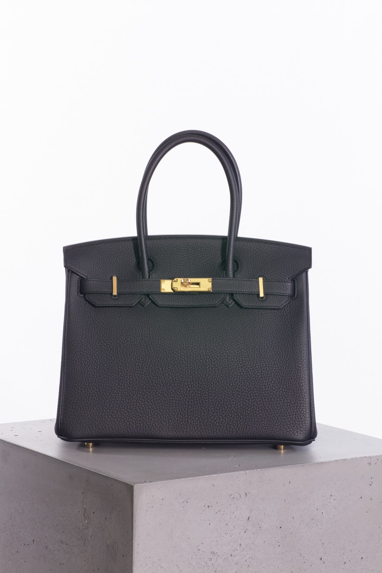 Hermes Birkin 30 Togo Special Edition in black&red