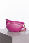 Balenciaga Crushed Velvet Souvenir XXS Belt Bag Fuchsia