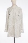Monogram silk shirt