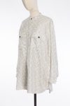 Monogram silk shirt