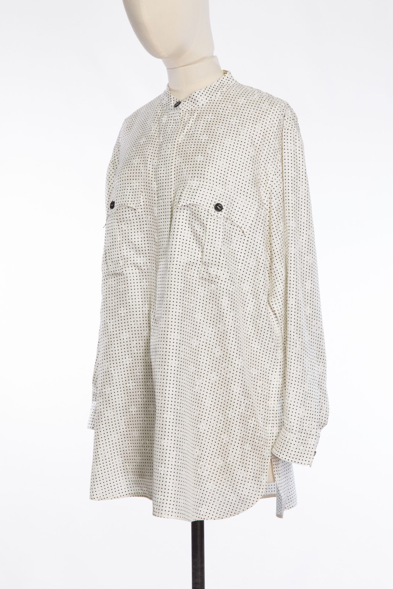 Monogram silk shirt