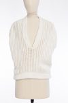 Brunello Cucinelli Cotton-blend open-knit sweater