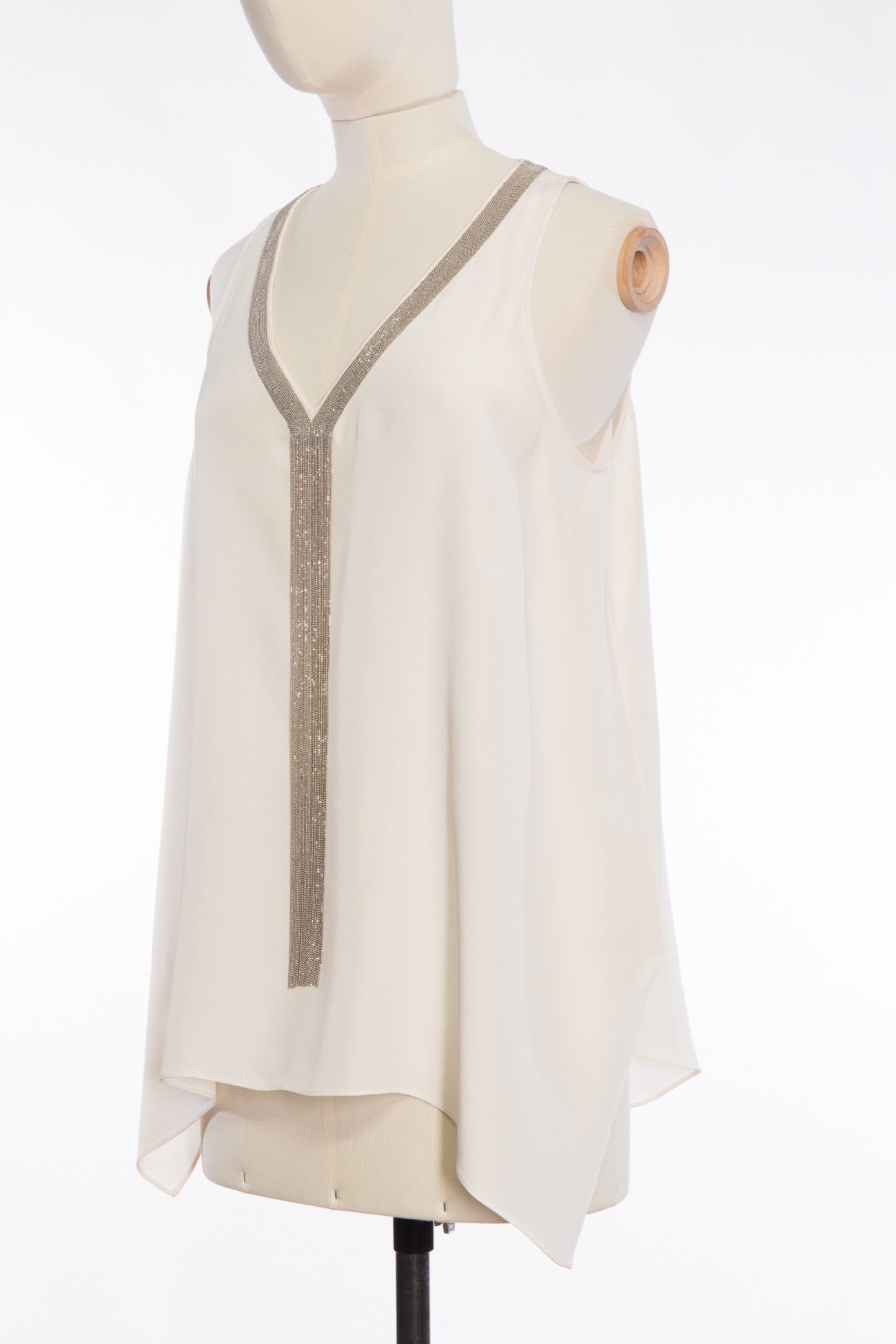 Brunello Cucinelli Top with Monili beads
