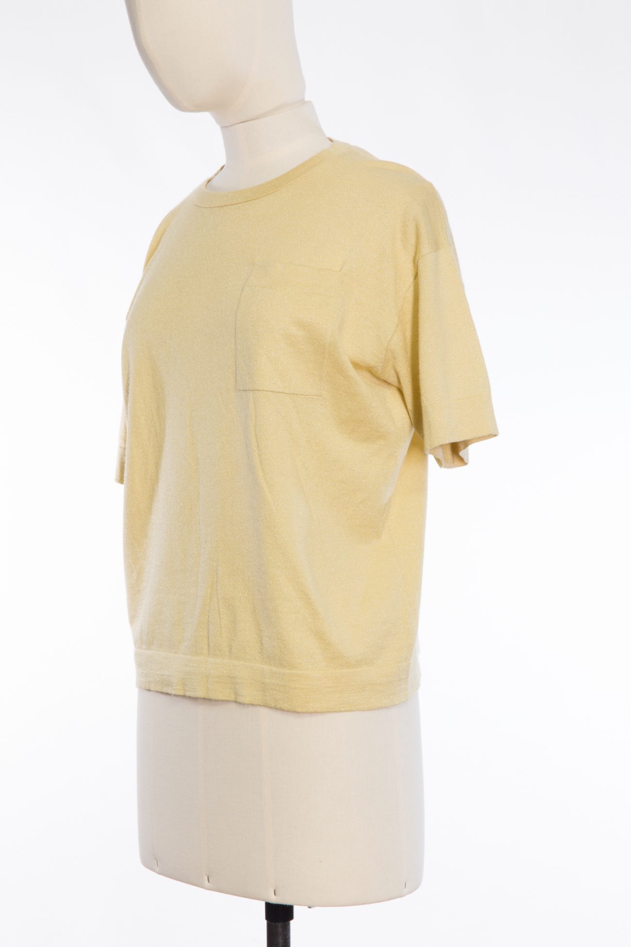 Brunello Cucinelli Cashmere and silk-blend top with shimmering threads