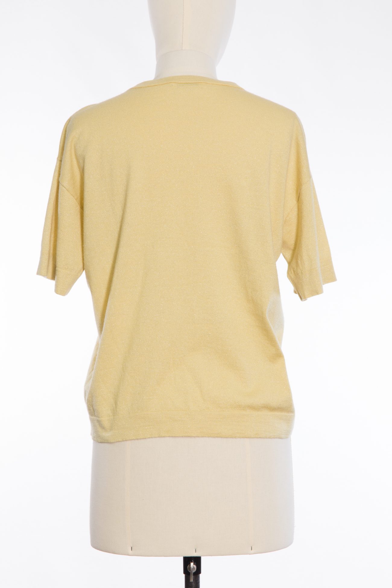 Brunello Cucinelli Cashmere and silk-blend top with shimmering threads