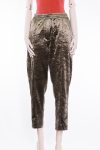 Brunello Cucinelli Cropped velvet-blend tapered pants
