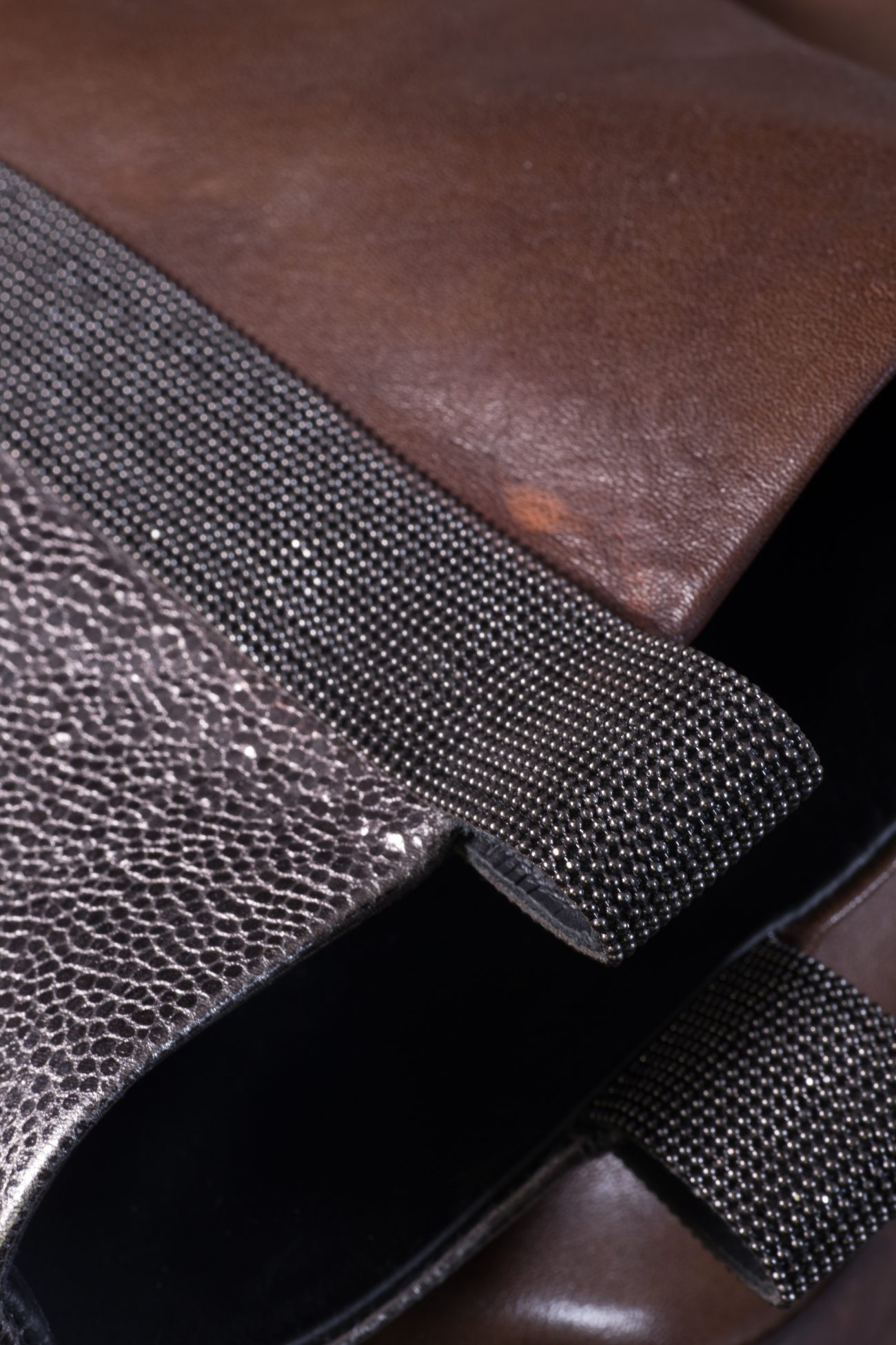 Brunello CucinelliBead-embellished leather ankle boots